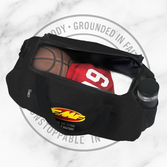 FMF Lightweight Foldable Oxford Duffel Bag - Large Capacity Gym & Travel Bag