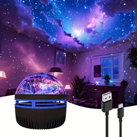 Aurora LED Galaxy Night Light - Transform Your Space with Cosmic Ambiance