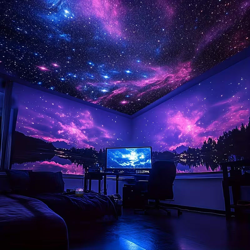 Aurora LED Galaxy Night Light - Transform Your Space with Cosmic Ambiance