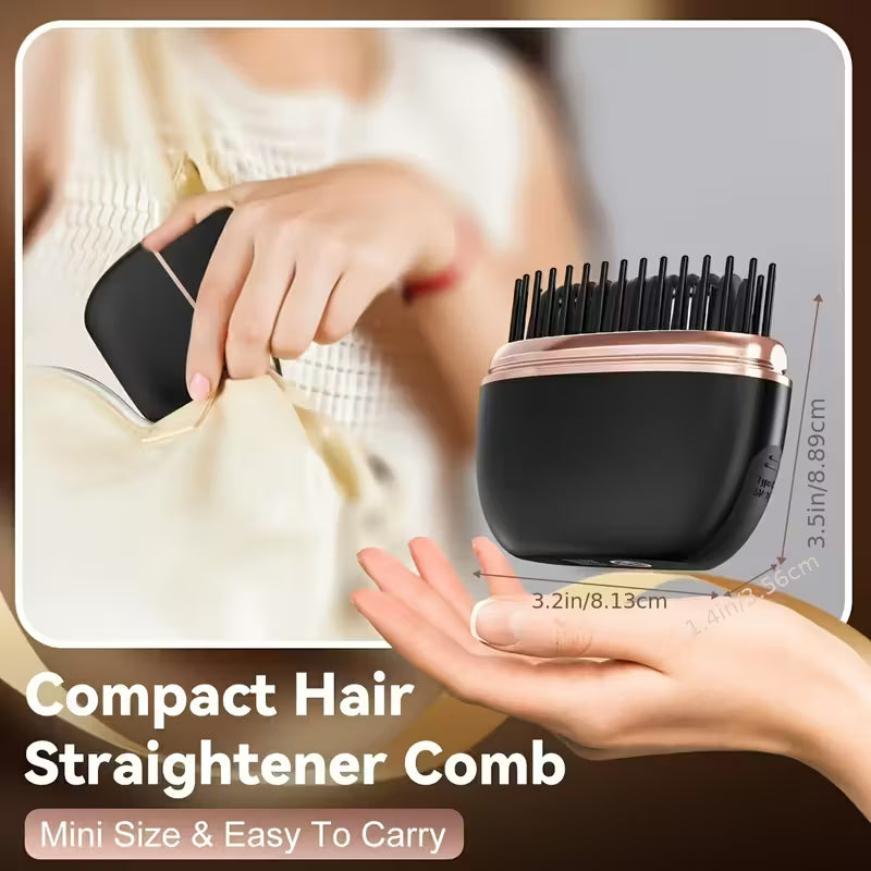 Mini Hair Straightening Comb - Viral Beauty Tool Going Viral 🔥