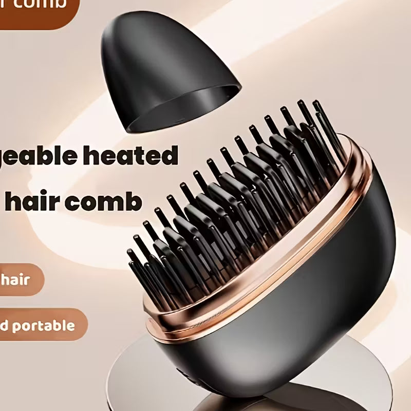 Mini Hair Straightening Comb - Viral Beauty Tool Going Viral 🔥