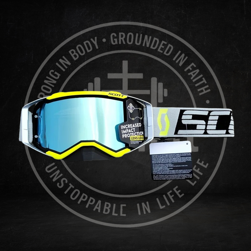 Enduro/Motorcross Riding Goggles, 3-Layer High-Density Sponge, PC (Polycarbonate) Lens and Frame