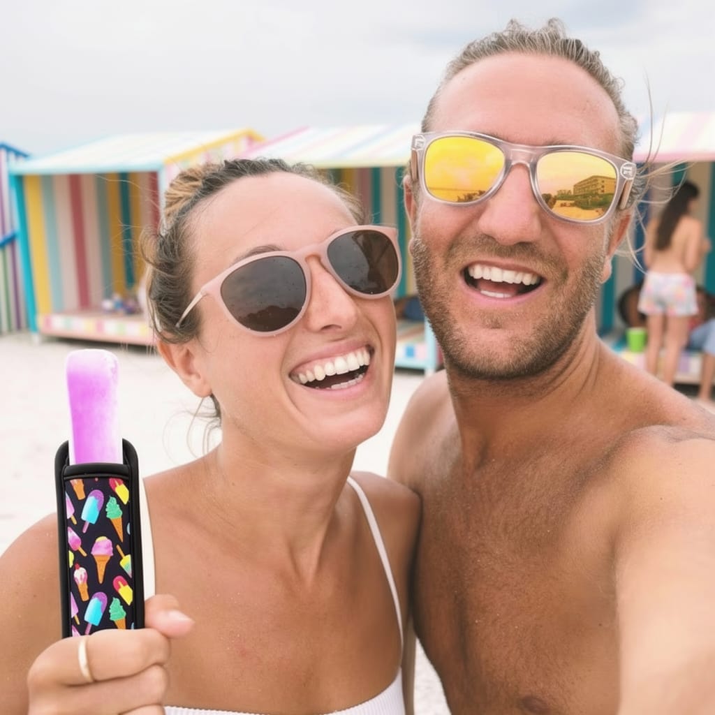 Neoprene Ice Lolly Sleeves - 8-Pack | No More Freezing Hands