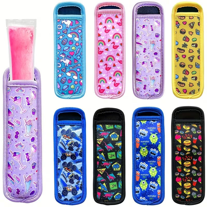 Neoprene Ice Lolly Sleeves - 8-Pack | No More Freezing Hands