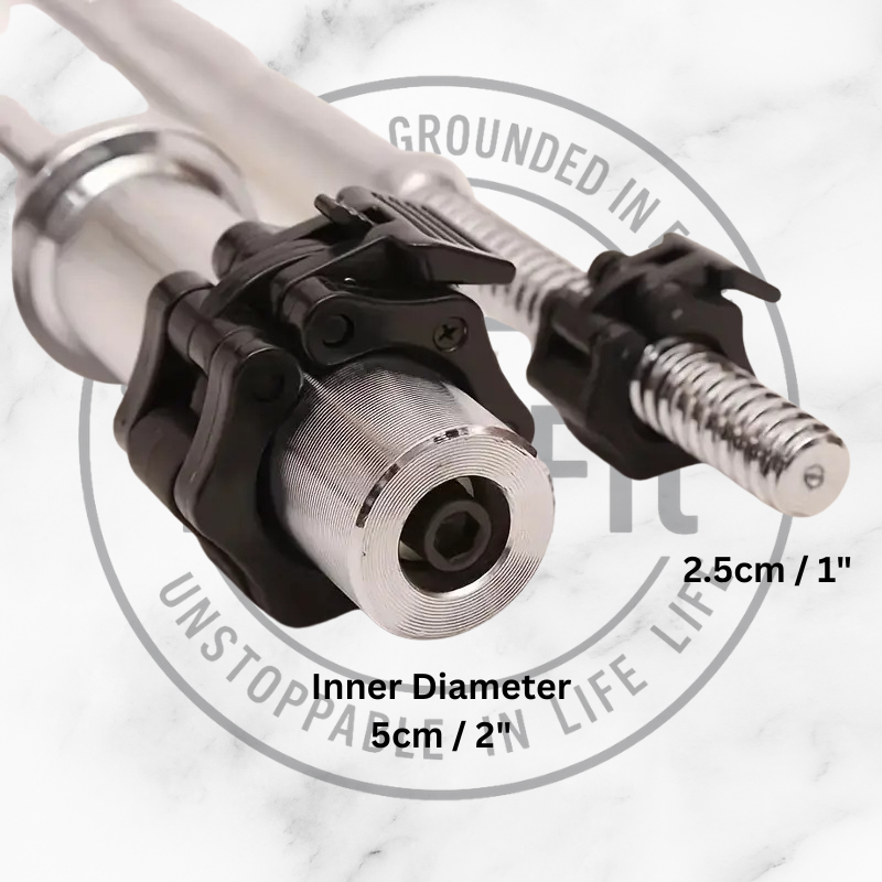 Quick Release Barbell Clamps - Adjustable Fitness Accessory