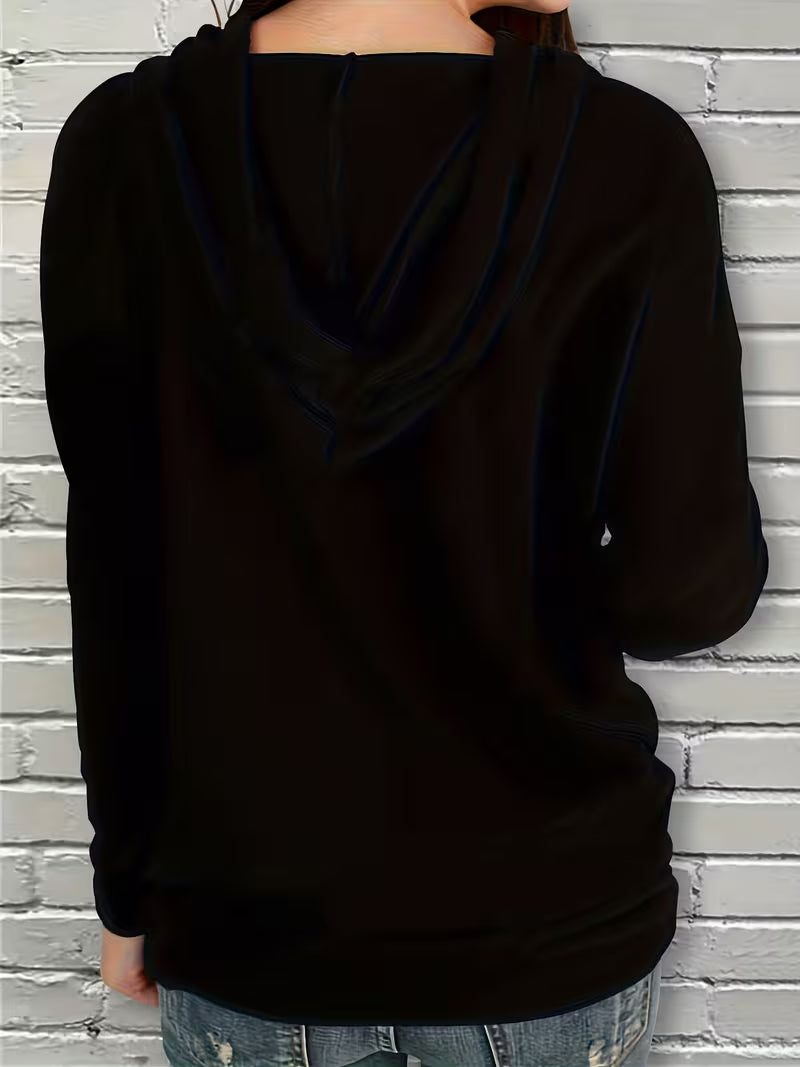 Women's Faith-Inspired Hooded Longsleeve Sweatshirt - Premium Comfort & Style