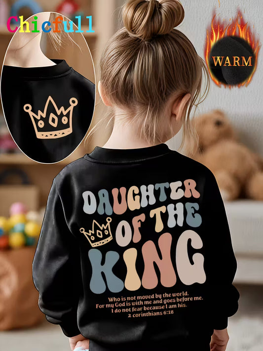 Kids Faith Performance Sweater — “Princess Warrior Edition”