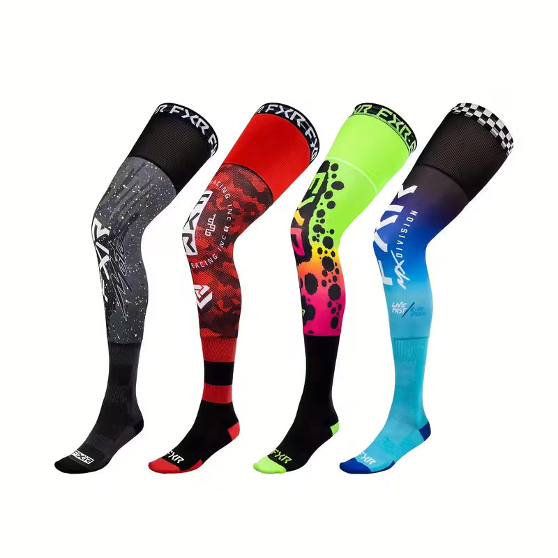 Knee-High Moto Socks - Premium Comfort for Riders | FaithFit