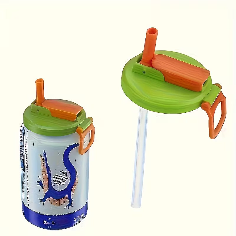 Reusable Soft Drink Can Lids with Straws | Hack Essential 1Pc