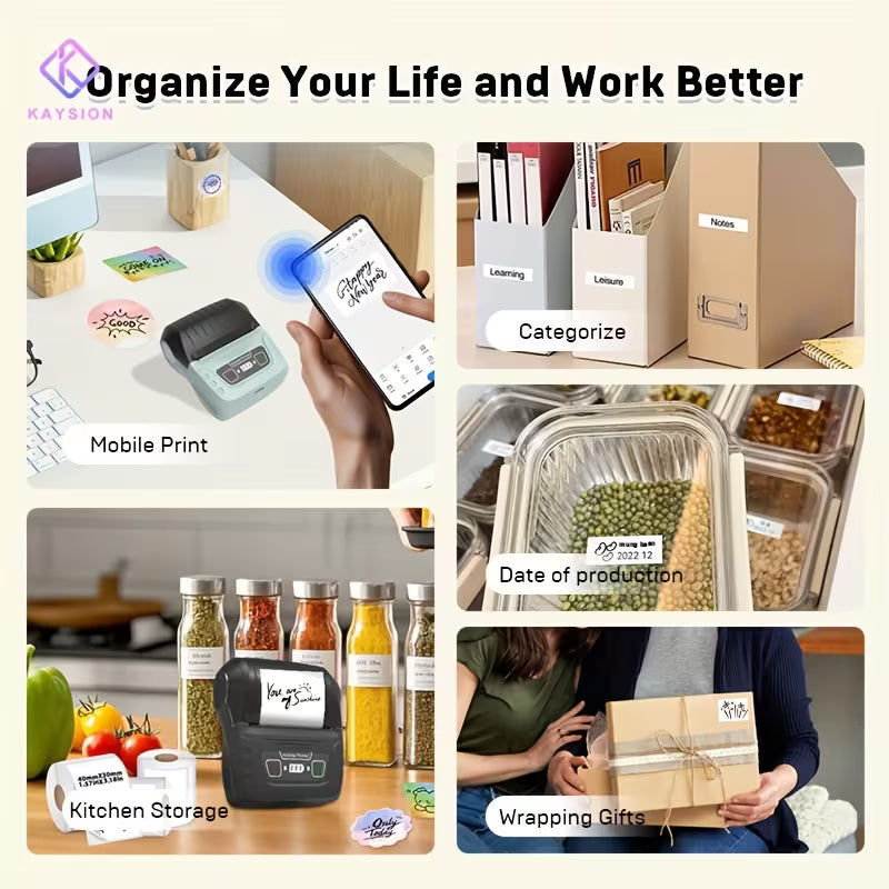 Portable Label Printer – Home & Small Business Organiser