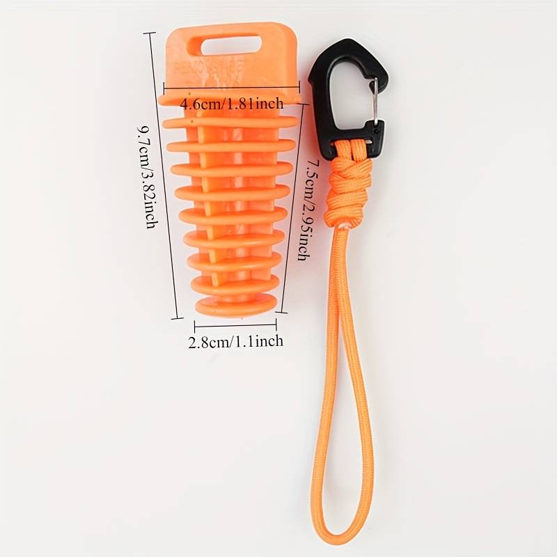 Motorcycle Exhaust Plug with Anti-Lost Lanyard & High-Strength Static Rope Wrist Hook, Fits 2.79cm-4.6cm Diameter