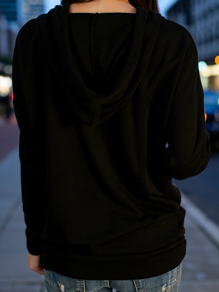 Women's Faith-Inspired Hooded Longsleeve Sweatshirt - Premium Comfort & Style